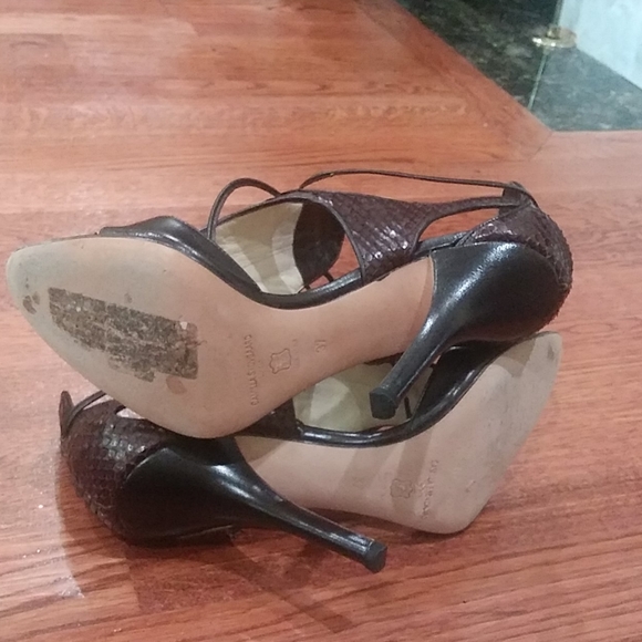 Camilla Skovgaard (London) snake skin heels - Picture 5 of 9